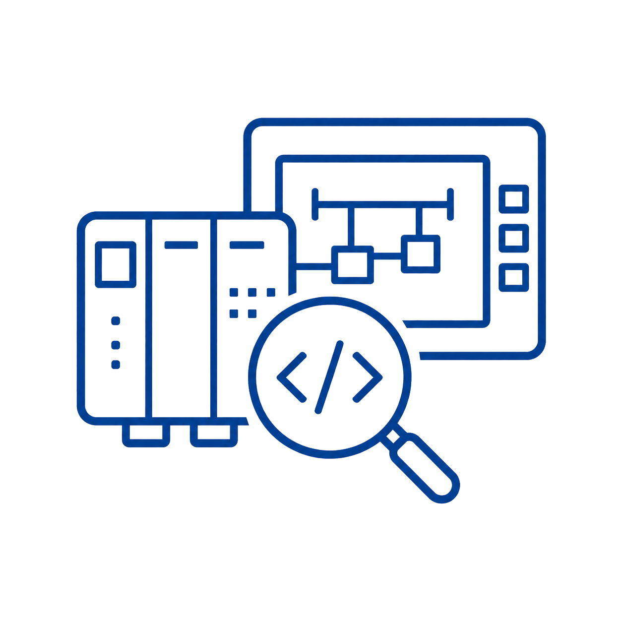 Analyse bestehender SPS-/HMI-Strukturen Icon